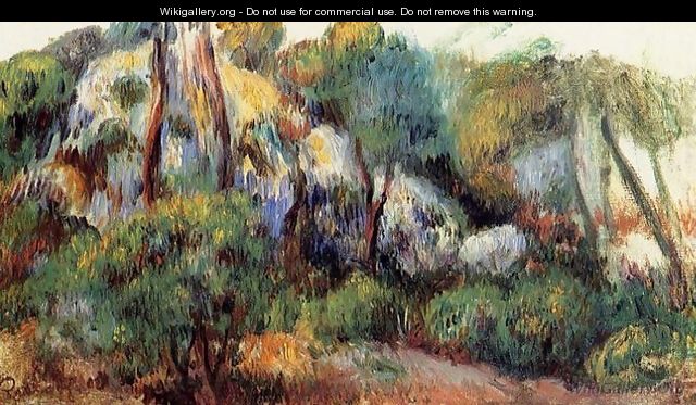 Purple Landscape - Pierre Auguste Renoir