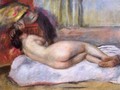 Sleeping Nude With Hat Aka Repose - Pierre Auguste Renoir