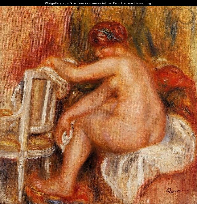 Seated Nude2 - Pierre Auguste Renoir