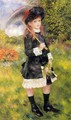 Girl With A Parasol Aka Aline Nunes - Pierre Auguste Renoir