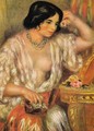 Gabrielle Wearing Jewelry - Pierre Auguste Renoir