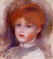 Head Of A Young Woman2 - Pierre Auguste Renoir