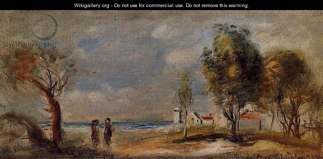 Landscape (after Corot) - Pierre Auguste Renoir