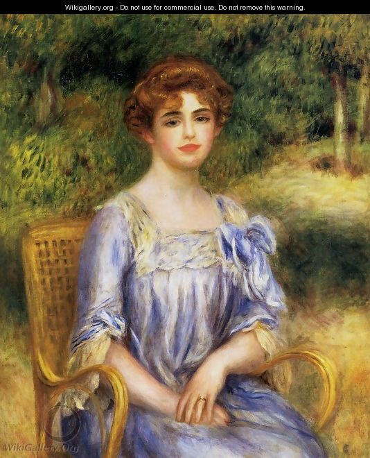 Madame Gaston Bernheim De Villers Nee Suzanne Adler - Pierre Auguste Renoir