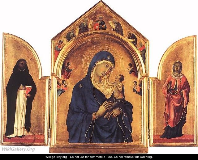 Triptych 1300-05 - Duccio Di Buoninsegna