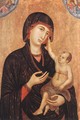 Madonna with Child and Two Angels (Crevole Madonna) 1283-84 - Duccio Di Buoninsegna