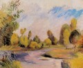 Banks Of A River - Pierre Auguste Renoir