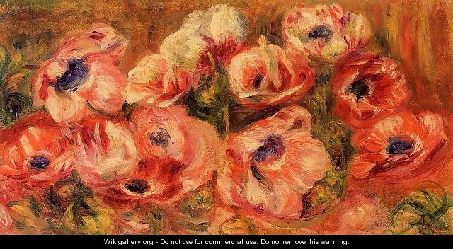 Anemones - Pierre Auguste Renoir