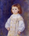 Child In A White Dress Aka Lucie Berard - Pierre Auguste Renoir