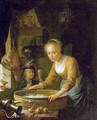 Girl Chopping Onions - Gerrit Dou