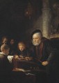 The Schoolmaster - Gerrit Dou