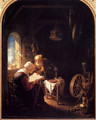 The Bible Lesson Or Anne And Tobias - Gerrit Dou