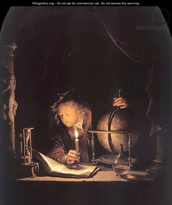 The Astronomer By Candlelight - Gerrit Dou