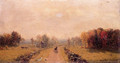 Carriage On A Country Road - Sanford Robinson Gifford