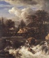 Waterfall in a Rocky Landscape 1660s - Jacob Van Ruisdael