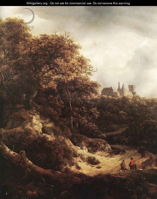 The Castle at Bentheim 1651 - Jacob Van Ruisdael