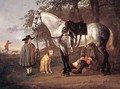 Grey Horse in a Landscape - Aelbert Cuyp