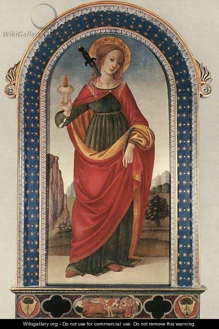 St Lucy - Filippino Lippi