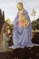 Madonna with Child, St Anthony of Padua and a Friar before 1480 - Filippino Lippi