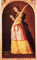 St. Apolonia, Oil on canvas, 113 x 66 cm, Musée du Louvre, Paris - Francisco De Zurbaran