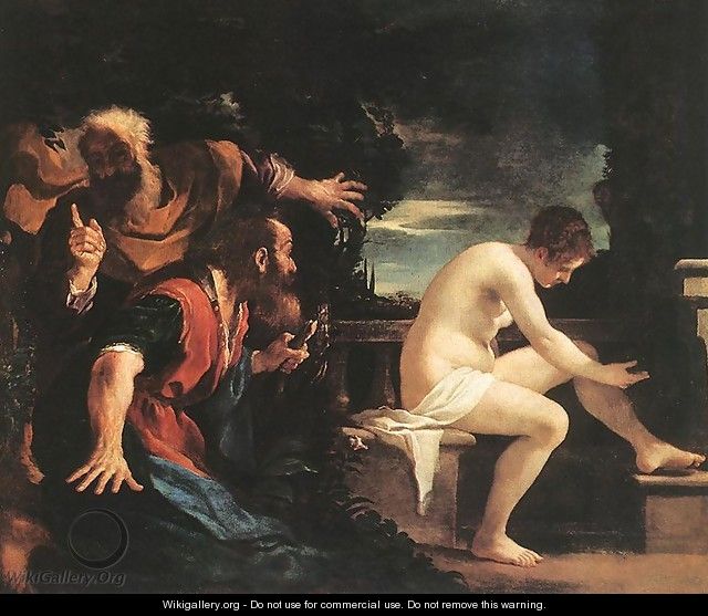 Susanna And The Elders 1617 - Giovanni Francesco Guercino (BARBIERI)