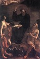 St Augustine St John The Baptist And St Paul The Hermit - Giovanni Francesco Guercino (BARBIERI)