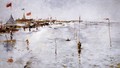 Coney Island From Brighton Pier - John Henry Twachtman