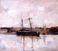 Boats At Dieppe - John Henry Twachtman