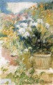 In The Greenhouse - John Henry Twachtman