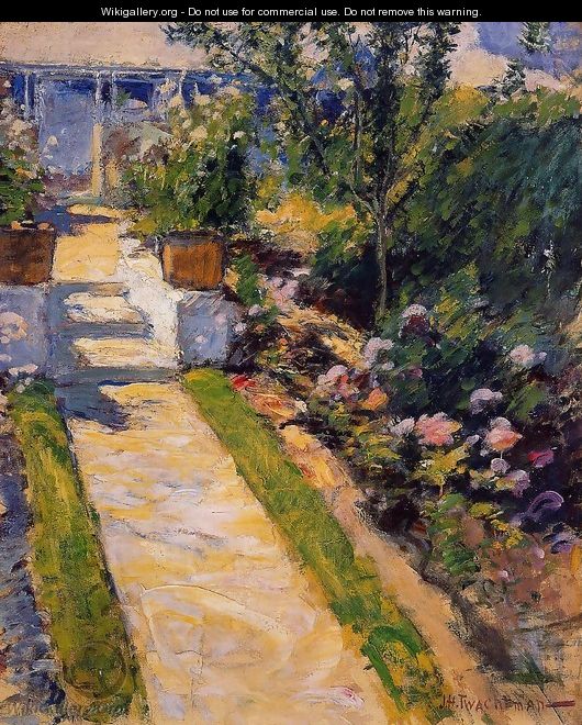 In The Garden - John Henry Twachtman