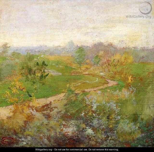 Road Over The Hill - John Henry Twachtman