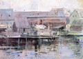 Waterfront Scene Gloucester - John Henry Twachtman