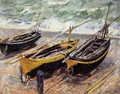 Three Fishing Boats - Claude Oscar Monet