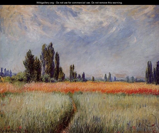 The Wheat Field - Claude Oscar Monet