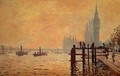 The Thames Below Westminster - Claude Oscar Monet