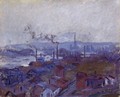 View Of Rouen From The Cote Sainte Catherine - Claude Oscar Monet