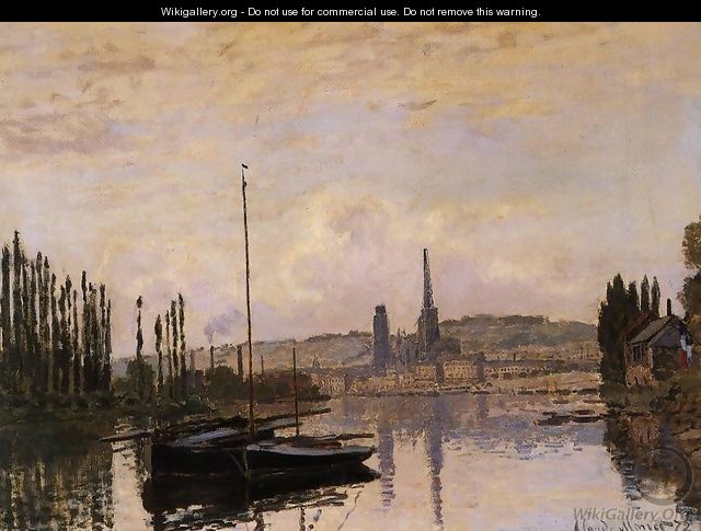 View Of Rouen - Claude Oscar Monet