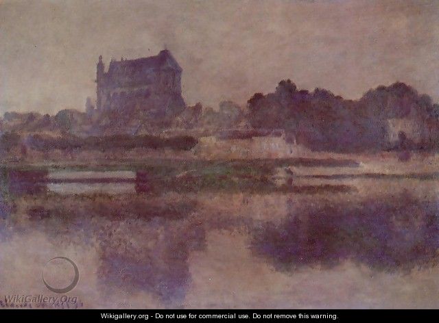 Vernon Church In Grey Weather - Claude Oscar Monet
