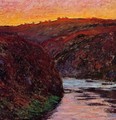 Valley Of The Creuse Sunset - Claude Oscar Monet