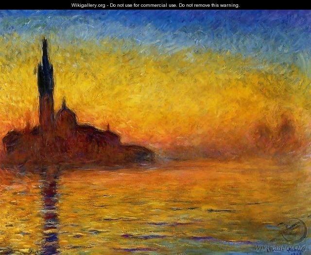Twilight Venice - Claude Oscar Monet