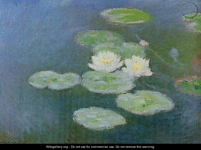 Water Lilies Evening Effect - Claude Oscar Monet