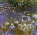 Yellow And Lilac Water Lilies - Claude Oscar Monet