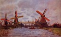 Windmills Near Zaandam - Claude Oscar Monet