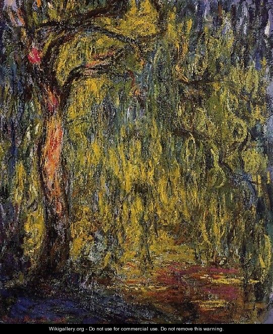 Weeping Willow - Claude Oscar Monet