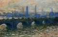 Waterloo Bridge Misty Morning - Claude Oscar Monet