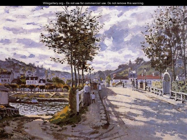 The Bridge At Bougival - Claude Oscar Monet