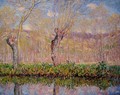 The Banks Of The River Epte In Springtime - Claude Oscar Monet