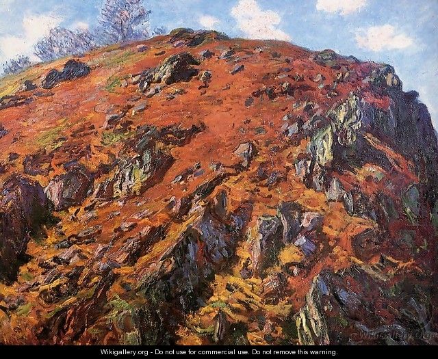 Study Of Rocks Aka Le Bloc - Claude Oscar Monet
