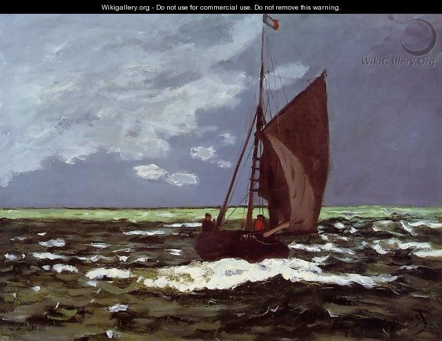 Stormy Seascape - Claude Oscar Monet