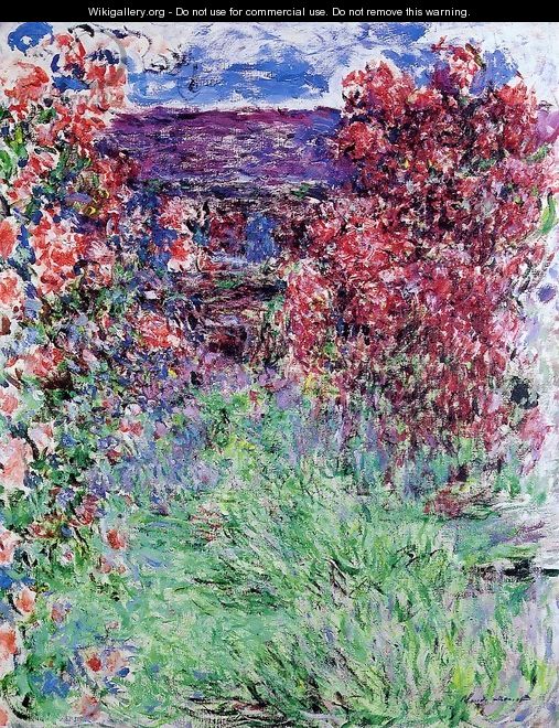 The House Among The Roses2 - Claude Oscar Monet
